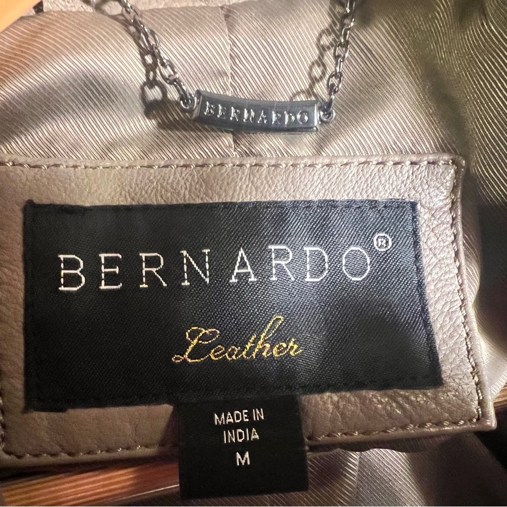 Bernardo leather moto jacket - Picture 4 of 8